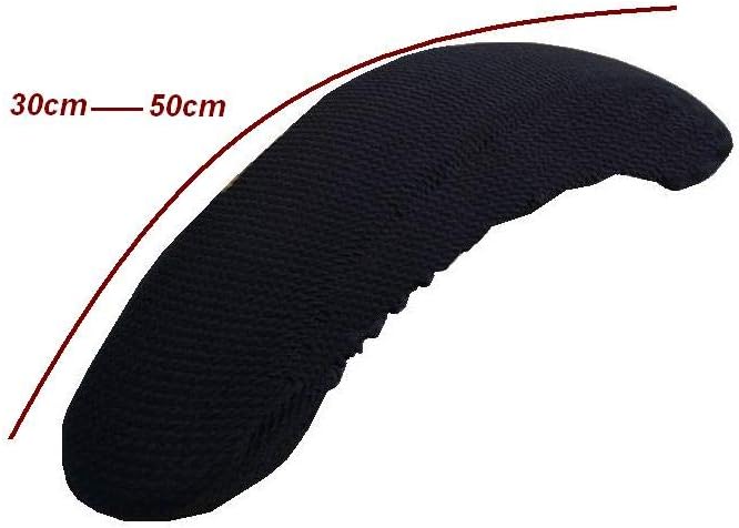 Isccdy Removable Washable Office Chair Armrest Slipcovers Covers Pads (Black) - Image 2